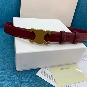 Bayan Lüks Tasarımcı Kemer Moda Erkek Hakiki Deri Kemerler Klasik Büyük Harf C Pürüzsüz Toka Ceinture Kemer 2.5 cm Genişlik 2303011BF