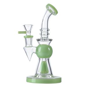 7 inch Pyramid Design Hookahs Heady Gass Water Pipes 4mm thickness Glass Bong Showerhead Perc Oil Dab Rigs With 14mm Female Joint Short Nect