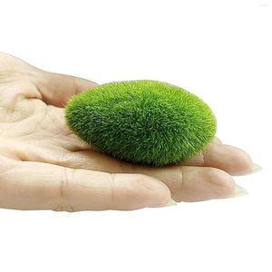 Decorative Flowers Artificial Moss Rocks Stones Green Balls Faux Bryophytes Mini For Miniature Garden Weddings Home Decor