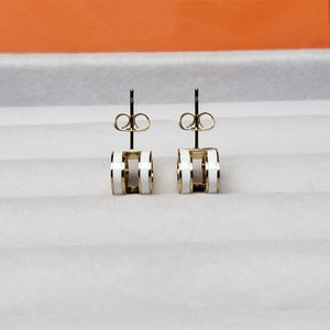 High Quality Designer Design Charm Girls and Ladies H Letter Earring Earrings Stainless Steel Material Hypoallergenic Earrings Day Gifts