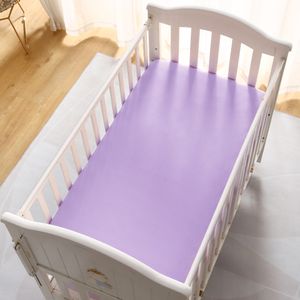 Bedding Sets Crib Sheets 2pcs 130cm70cm Polyester Soft Baby Bed Mattress Covers Print born Toddler Set Kids Mini Cot Sheet 230301
