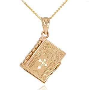 Chains Miniature Readable Bible Necklace With Detachable Prayer Pendant