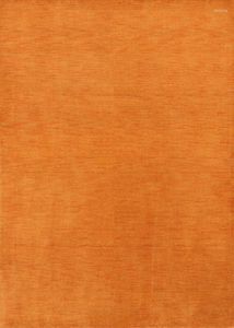 Dywany Współczesne stałe pomarańczowe nowoczesne gabbeh orientalne obszarze dywan ręcznie poszukiwany 6x8 stóp