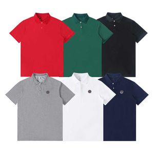 22SS Designer Mens Busical Business Polos t Shirt Fashion France Brand Thens Therts Assoridered Armbrants Starges Polo Shirt M1