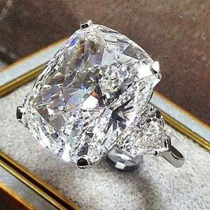 Luxuriöse große Diamantringe, modisch, Party, ovaler Zirkon-Ring, Schmuck, Hochzeit, Verlobungsring für Damen