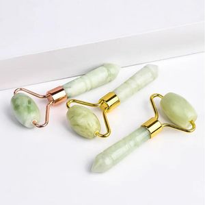 Портативный мини -Xiuyan Jade Roller Roller натуральный камень