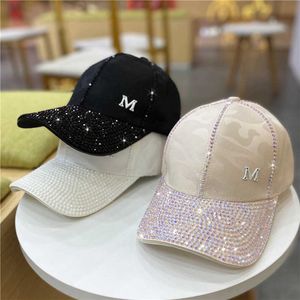 Ball Caps ПИСЬМА M ЖЕНЩИНА ЗАБЛЮЧЕНИЯ Бейсболка розовая дышащая сетчатая шляпа Регулируемая спортивная спортивная черная леди на пике Sunhatj230228