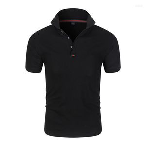 Herren-Poloshirts, Herren-Marken-Polohemden, lässiges Kurzarmhemd, männlich, modisch, Business-Männerkleidung, dünn, Sommer, Homme, T-Shirt