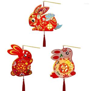 Party Decoration Chinese Spring Festival Easter Lantern DIY Cartoon Paper Lamp