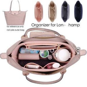 Purse Multifunction for bag contents clearly visible Women Handbag Felt Insert Bag Makeup Storage Cosmetic Bags Travel Inner Organizer Tote