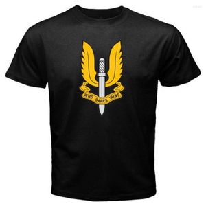 Men's T Shirts SAS United Special Forces Army Men's Black T-Shirt Size S To 3XLSummer Style Casual Clothing