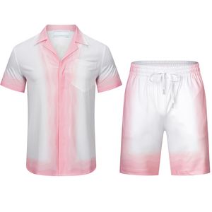 1 Summer Fashion Mens Tracksuits Hawaii Beach Pants Set Designer Shirts Printing Leisure Shirt Man Slim Fit The Board of Director Short Sleeve Short Beachsq22
