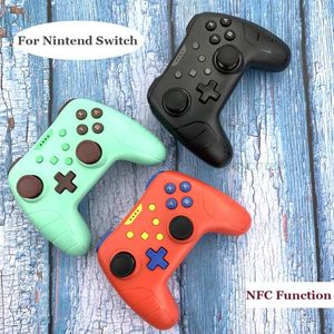 Kontrolery gier 2023 dla Switch Pro Bluetooth Wireless Controller z funkcją NFC Obsługa Amibo Role Sensing Wake Up Gamepad