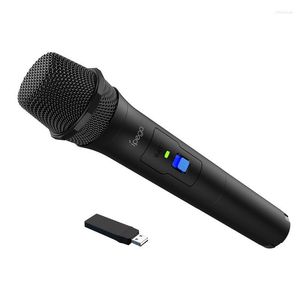 Microfones handheldmicrophone 15 metros de transmissão sem fio Mic para microfone de som perfeito com receptor