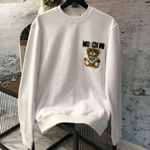 2023 Itália Marcas Famosas Mulheres Hoodies Designers Roupas Marca Moda Algodão Casais Tee Casual Verão Masculino e Feminino Roupas Longas Camisas Urso