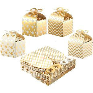 Enrolamento de presentes 20/50pcs Party Gift Boxes de embrulho Butterfly Wedding Favors Baby Shower Candy Cake Chocolate Caixa