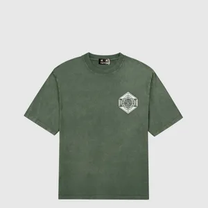 Duyou överdimensionerad t-shirt med vintage jersey tvättbrev 100% bomull t-shirt män casuals grundläggande t-shirts kvinnor kvalitet klassiska toppar dy8824