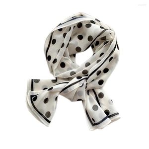 Scarves Scarf Women Hairband Lady Head Wraps Female Shawl Fashion Neckerchief Summer Silk Neck Hijabs Foulard Bandana