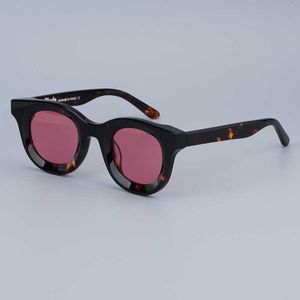 Occhiali da sole rhude thierry rhevision rettangolo di alta qualità acetato acetato miguelstreet in stile hip-hop occhiali da sole prescrizione ottica