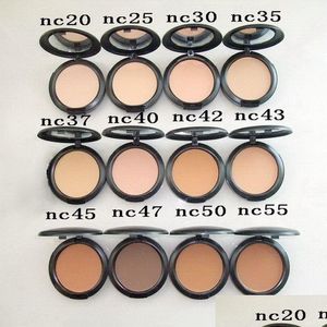 ماكياج مسحوق الوجه NC NW Press Poudre Designer Make Up Compact Plus Foundation Foundation Thatuding شركة تبييض ساطع المساحيق الكنتورية Drop DHGQA