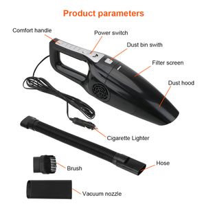 12V 120W Car Vacuum Cleaner Vehicle Specialty Tools Powerful Handheld Mini Vacuum Cleaners High Suction Portable Wet And Dry Dual-3043