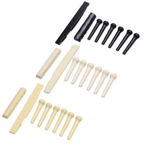 Portable 6-String Guitar Bridge Pins Saddle Nut Acoustic Cattle Tailpiece Plastic Guitar Accessories for Acoustic Guitar Quality