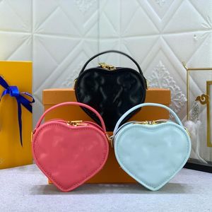 Bolsa de ombro de grife bolsas de couro de qualidade bolsas femininas bolsas bolsas bolsas em forma de coração moda feminina bolsas crossbody