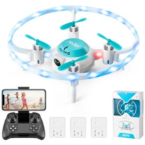 M36 Mini Drone 4K LED Işıklar HD Kamera Akıllı İHA WIFI FPV RC Helikopter Quadcopter Çocuk Doğum Günü Oyuncaklar Boy Hediye