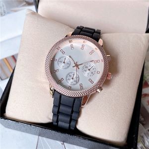 Full Brand Wrist Watches Men Women Ladies Girl Style Luxury With Logo Kor Silicone Band Quartz Clock M 152