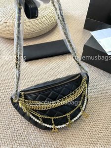 Cellphone Case Waist pouch Gold chain pendant bag designer handbag Purses Gold Belt Women Pocket Bags Fashion Tote