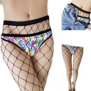 Women Socks & Hosiery Fashion Red Medium Grid High Waist Stocking Fishnet Club Tights Panty Knitting Net Pantyhose Trouser Mesh Lingerie016S