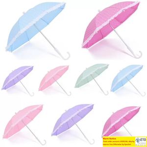 DOT Printing Kid Umbrella Mini Crianças fofas guarda -chuvas Candy coloris paraguas para viagens de caminhada ao ar livre