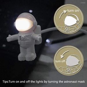 Table Lamps Dc 5v Usb Portable Led Night Light Astronaut Shape Reading Desk Lamp For Laptop Lighting Space Lovers