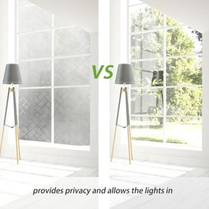 Window Stickers Self-adhesive Glass Sticker Frosted Film PVC Private Heat Control For Bathroom Home Office Decoration