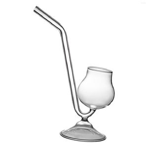 Wine Glasses 100ml Cocktail Glass With Straw Martini For Bar Home Restaurant