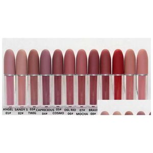 LIGLIS Makeup Liquid Lipstick Naturalny krem ​​nawilżający 12 różny kolor z angielskimi kolorysa