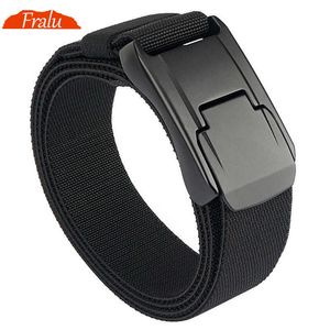 Cintos New Stretchel Belt para homens e mulheres liga dura liberação rápida fivela forte nylon unissex elástico cinturões de trabalho 131 z0228