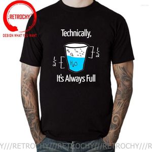 T-shirt da uomo Divertente Scienza Umorismo Camicia da uomo Chimica Fisica Insegnante di matematica Scienziato di scuola Geek Chimico Fisico Tee Camisas