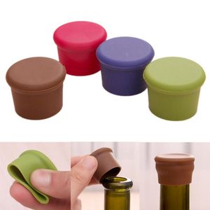 Silicone Bottle Stopper Vacuum Red Wine Bottle Cap Sealed Champagne Bottle Stopper Creative Design Safe And Healthy Dropship