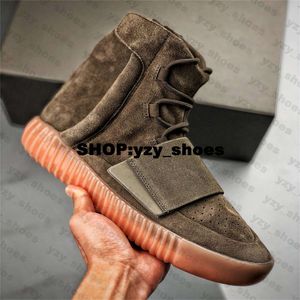 Buty buty trenerzy duże rozmiar 14 yzys B00st 750 Sneakers Designer Kanyes Mens By2456 Jasnobrązowa guma EUR 47 Kobiety US14 7627 US 14 West EUR 48 Czekolada US13 Casual 9186