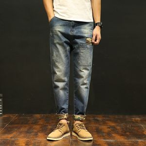 Jeans masculinos Ymwmhu Camuflagem Graphic Men Jeans Fashion Summer Denim Troushers Casual Cotton Jeans Hom