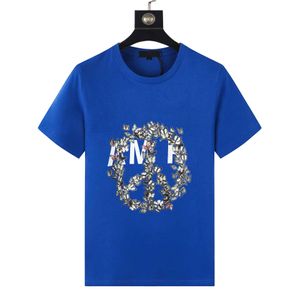 Camiseta masculina de grife de alta qualidade masculina feminina moda casual manga curta europa américa homem feminino camiseta gola redonda tamanho americano S-XXL