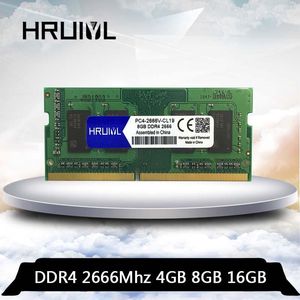 Hruiilpc4-2666v DDR 4 4GB 8GB 16GB RAM 2666 2666V 2666MHz Memória do laptop DDR4 PC4 4G 8G 16G Notebook Memoria Sodimm
