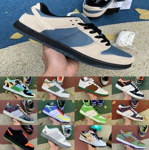 Top Designer shoes Skate Low Running Shoes Dunksb Panda Paisley Black White Unc Ice Abstract Art Mummy Halloween Winter Solstice Dunky Trainers Sports Sneakers