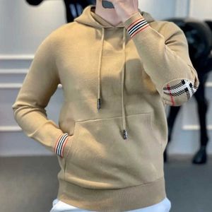 Bby hooded sweater men women hoodies tb plaid sweatshirt burb designer hoodie pullover coat casual wool jacket fashion hoody 4xl 5xl