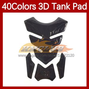 Motorcykelklistermärken 3D-kolfibertankskydd för YAMAHA YZF-R1 YZF1000 YZF R1 1000 CC YZF-1000 YZFR1 07 08 2007 2008 GASBRÄNSLE TANK KAPLIKER MOTO DECAL 40 Färg 40 Färg