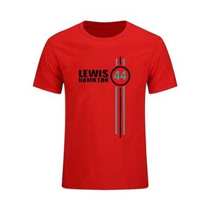 Ihl9 Men's Fashion t Shirt Oversized 23 New F1 Formula One Racing Team Simple Style Tshirt Driver Lewis Hamilton Digital 44 Tees Short-sleeved Clothing Fans Cotton