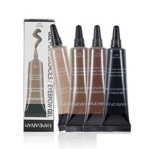 眉エンハンサーHandaiyan Gel Cream Conical Spiral Brush Waterproof Non Halo Dyeing Eye Brow Setting Beauty Makeup Drop Delivery H DHG8U