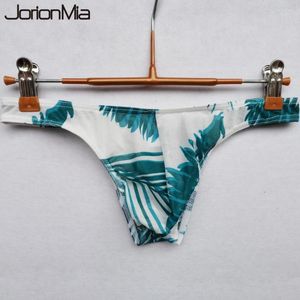 Underbyxor sexiga män underkläder trosor u konvex stor penis påse design man transparent nät för bikini y05