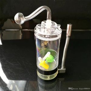 Smoking Pipes Acrylic Alcohol Bottle, Stainless Steel Pipe, Smoking Pipe Fittings,